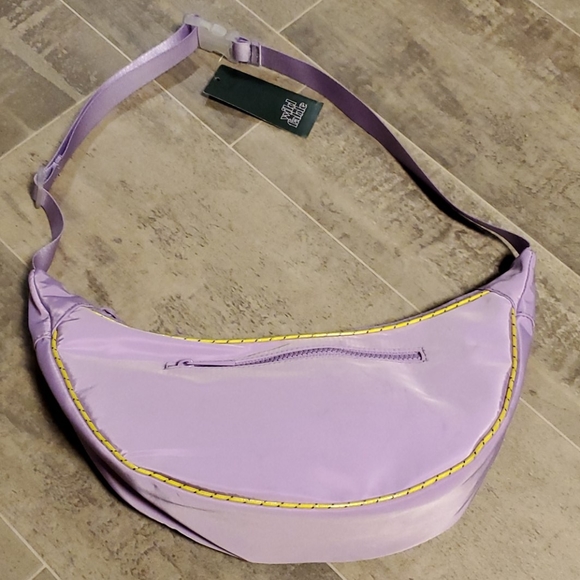 wild fable Handbags - NWT Wild Fable Lilac Nylon Hobo/Fannypack Waistbag